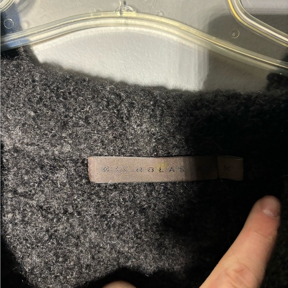 Nicholas K Andes Alpaca Blend Hooded Sweater Size Medium - Picture 5 of 5